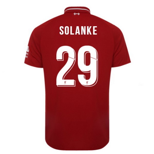 Camiseta Liverpool 1ª Solanke 2018/19 Rojo